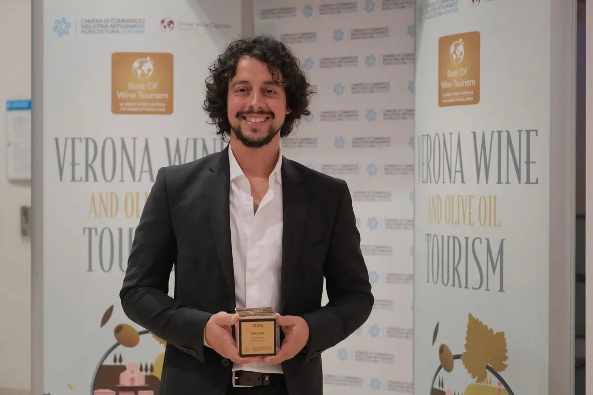  Villa Crine premiata per la categoria “Arte e Cultura” al Best Of Wine Tourism 2026